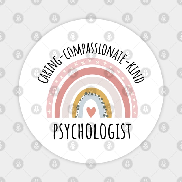 Psychologist Pastel Rainbow Magnet by IndigoPine